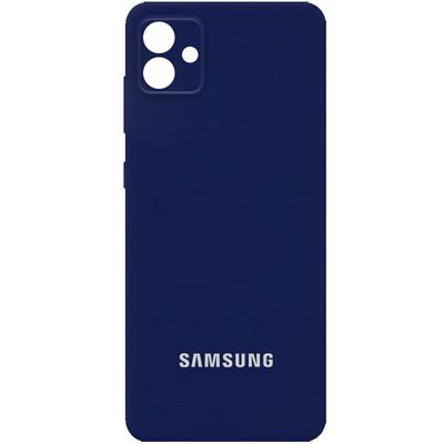 Чохол Silicone Cover Lakshmi Full Camera (A) для Samsung Galaxy A04e (Синій / Midnight Blue) 59073 59073* Чехол