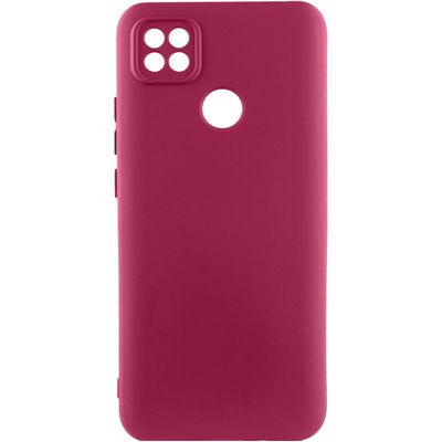 Чохол Silicone Cover Lakshmi Full Camera (A) для Xiaomi Redmi 9C (Бордовий / Marsala)* Чехол