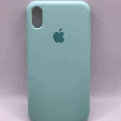 Silicone Case Full Protective (AA) для Apple iPhone XR (6.1) (Бирюзовый / Swimming pool) 34365 34365* 34365 Чехол