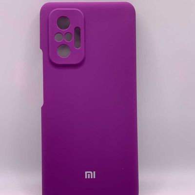 Чохол Silicone Cover Full Camera (AAA) для Xiaomi Redmi Note 10 Pro / 10 Pro Max (Фіолетовий / Grape) 48214 Китай