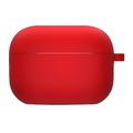 Силіконовий футляр з мікрофіброю для навушників Airpods 3 (Червоний / Red) 53035 Чохли на навушники
