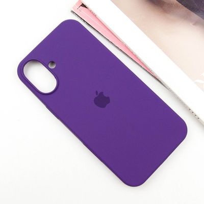 Чохол Silicone Case Full Protective (AA) для Apple iPhone 16 (6.1) (Бордовий / Maroon) 72975 72975* Чехол