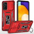 Ударостійкий чохол Camshield Army Ring для Samsung Galaxy A14 4G/5G (Червоний / Red) 64643 Чехол