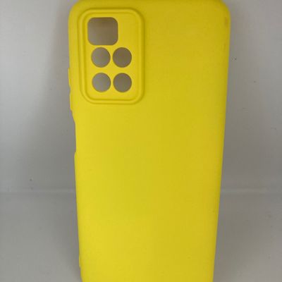 Чохол Silicone Cover Lakshmi Full Camera (A) для Xiaomi Redmi 10 (Жовтий / Flash) 56961 Чехол