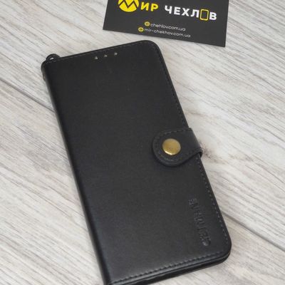 Шкіряний чохол книжка GETMAN Gallant (PU) для Samsung Galaxy A52 4G / A52 5G / A52s (Чорний) 41852 Чехол