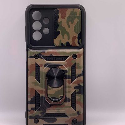 Ударопрочный чехол Camshield Serge Ring Camo для Samsung Galaxy A13 4G (Коричневый / Army Brown) 54670 54670 Чехол