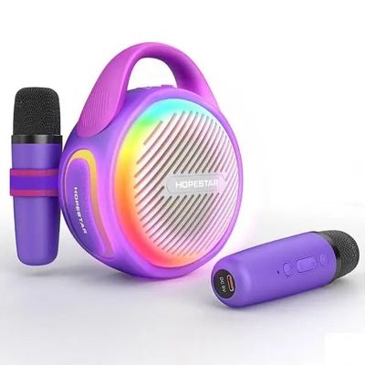 Колонка HOPESTAR S10 з 2 мікрофонами 20W, 3600mAh (Фіолетовий) 62360