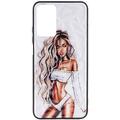 TPU+PC чехол Prisma Ladies для Oppo A54 4G (White) 51766 51766* Чехол