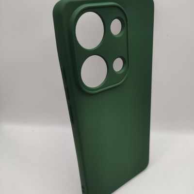 Чохол Silicone Cover Lakshmi Full Camera (A) для Xiaomi Redmi Note 13 Pro 4G / Poco M6 Pro 4G (Зелений / Dark green) 69965 Чехол