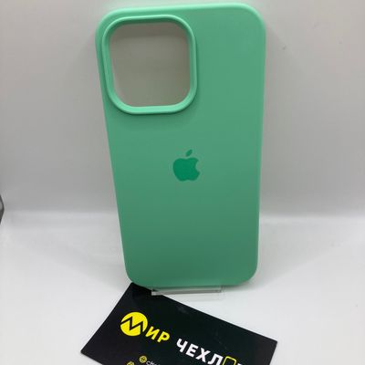 Silicone Case Full Protective (AA) для Apple iPhone 13 Pro (6.1) (Зеленый / Spearmint) 49839 49839* 49839 Чехол