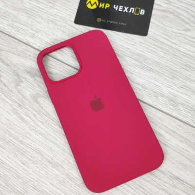 Чохол Silicone Case Full Cover iPhone 13 Pro Max Red Китай