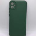 Чохол Silicone Cover Lakshmi Full Camera (A) для Samsung Galaxy A04e (Зелений / Dark green) 59073 Чехол