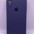 Чохол Silicone Case Square Full Camera Protective (AA) для Apple iPhone XR (6.1) (Темно-синій / Midnight blue) 00040233 00040233 Чехол