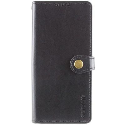 Шкіряний чохол-книжка GETMAN Gallant (PU) для Xiaomi Redmi Note 14 4G (Europe version) (Чорний) 00077937 Чехол