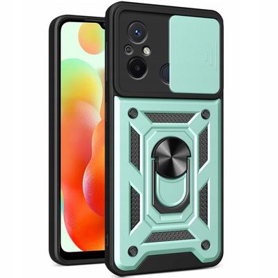 Ударостійкий чохол Camshield Serge Ring для Xiaomi Redmi 12C (Зелений) 63997 Чехол