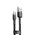 Кабель  Cafule Type-C 3A (1m) (gray/black) 20782 Baseus
