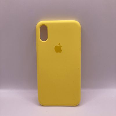 Чохол IPhone Xs silicon case full canary yellow 71008 Китай