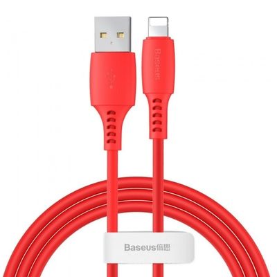 Кабель  Colorful Data Lightning 2.4 A (1.2 m) (red) 28358 Baseus