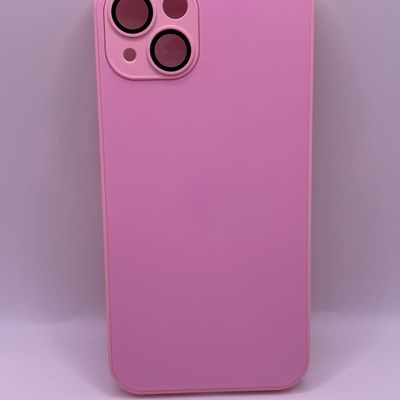 Чохол TPU+Glass Sapphire matte case для Apple iPhone 13 (6.1) (Chanel Pink) 55858 55858* 55858 Чехол