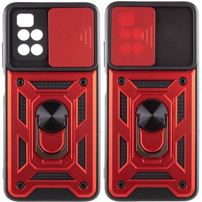 Ударостійкий чохол Camshield Serge Ring для Xiaomi Redmi 10 (Червоний) 00052971 Чехол