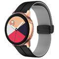 Силіконовий ремінець Classy для Smart Watch 20mm (Black / Orange) 68677 Чехол