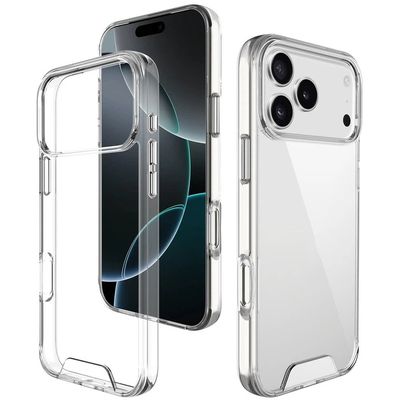 Чохол TPU Space Case transparent для Apple iPhone 17 Pro Max (6.9) (Прозорий) 00080982 Жовтень