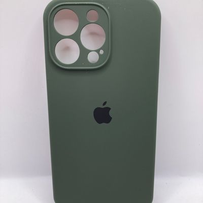 Чохол Silicone Case Full Camera Protective (AA) для Apple iPhone 15 Pro Max (6.7) (Зелений / Cyprus Green) 66393 66393* Чехол
