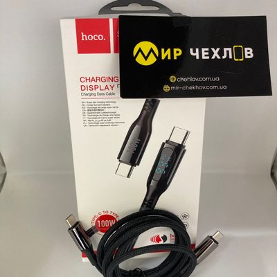 Кабель  S51 100W Extreme Type-C to Type-C (black) 52045 Hoco