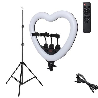 Селфі-лампа Heart Shaped Light RGB LED 48 cm 19 268 Lights 68 RGB ZB-48 771959 771959