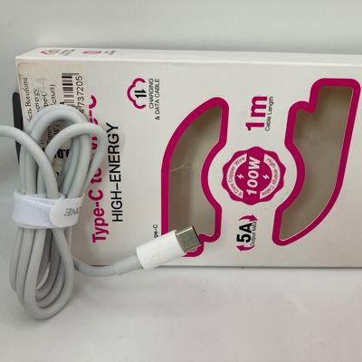 Дата кабель  BX44 High-energy Type-C to Type-C 100W (1m) (Белый) 57193 57193 Borofone