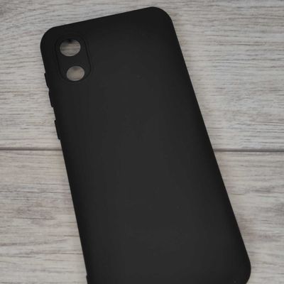Чохол Silicone Cover Lakshmi Full Camera (A) для Samsung Galaxy A03 Core (Чорний / Black) Чехол
