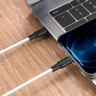 Дата кабель  U113 Solid 20W Type-C to Lightning (1m) (Blue) 69089 Hoco