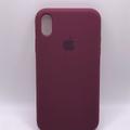 Чохол Silicone Case Full Protective (AA) для Apple iPhone XR (6.1) (Бордовий / Plum) 34365 34365 Чехол