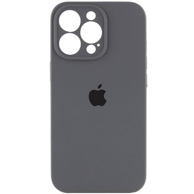 Чохол Silicone Case Full Camera Protective (AA) для Apple iPhone 13 Pro Max (6.7) (Сірий / Dark Gray) 50658 50658* Чехол