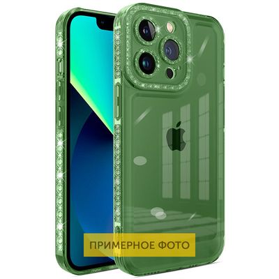 Чохол TPU Starfall Clear для Samsung Galaxy A12 (Зелений) 64288 Чехол