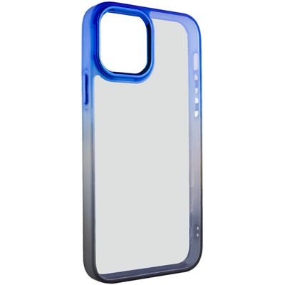 TPU+PC Fresh sIPhone series для Apple iPhone 14 Plus (6.7) (Черный / Синий) 55585 55585* Чехол