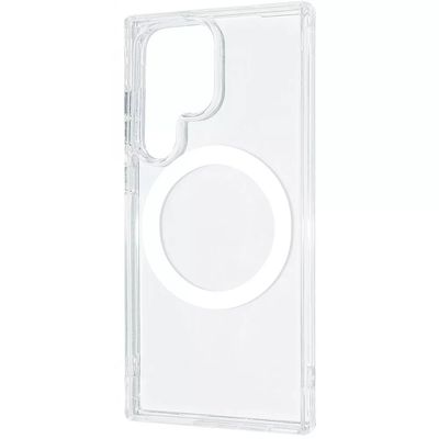 Чохол WAVE Clear Case (PC+TPU) with Magnetic Ring Samsung Galaxy S25 Ultra (clear) 61379