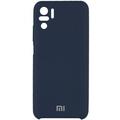 Чохол Silicone Cover Full Camera (AAA) для Xiaomi Redmi Note 10 / Note 10s (Синій / Midnight blue) 48213 Китай
