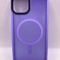 TPU+PC чохол Metal Buttons with MagSafe Colorful для Apple iPhone 14 (6.1) (Бузковий) 64753 64753* Чехол