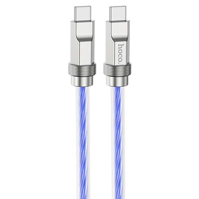 Дата кабель  U113 Solid 100W Type-C to Type-C (1m) (Blue) 69086 Hoco