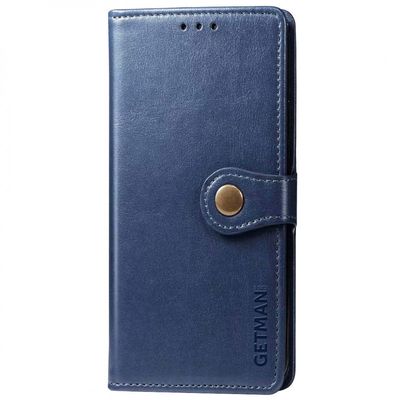 Шкіряний чохол книжка GETMAN Gallant (PU) для Samsung Galaxy A15 4G/5G / M15 5G (Синій) 69258 69258 Чехол