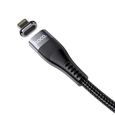 Дата кабель  U99 Magnetic Type-C to Lightning PD 20W (1.2m) (Черный) 51131 51131 Hoco