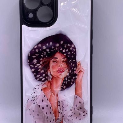 TPU+PC чехол Prisma Ladies для Apple iPhone 14 (6.1) (Girl in a hat) 61394 61394* 61394 Чехол