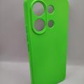Чохол Silicone Cover Lakshmi Full Camera (A) для Xiaomi Redmi Note 13 4G (Салатовий / Neon Green) 69964 Чехол