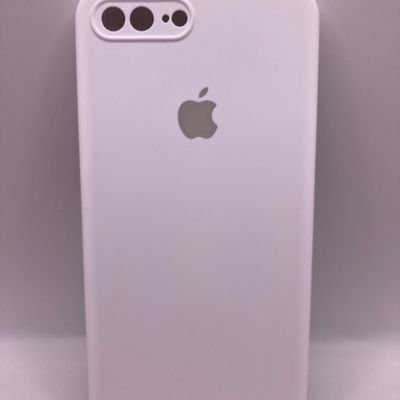 Чохол Silicone Case Square Full Camera Protective (AA) для Apple iPhone 7 plus/8 plus (5.5) (Білий / White) 00040230 00040230 Чехол