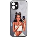 TPU+PC чехол Prisma Ladies для Samsung Galaxy A04 (Black in White) 58230 Чехол