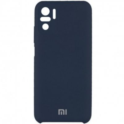 Чохол Silicone Cover Full Camera (AAA) для Xiaomi Redmi Note 10 / Note 10s (Синій / Midnight blue) 48213 Китай
