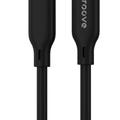 Кабель Jelly Silicone Type-C to Type-C 60W (1m) (black) 49201 Proove