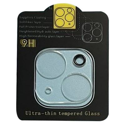 Захисне склона камеру Full Block (тех.пак) для Apple iPhone 14 (6.1) / 14 Plus (6.7) (ПроЗрачный) 55774 Китай