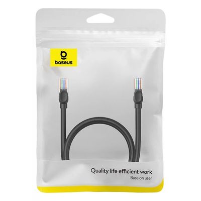 Кабель  High Speed CAT5 Gigabit Ethernet RJ45 (1m) (black) 51609 Baseus